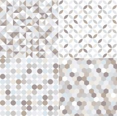 seamless geometric pattern set N11