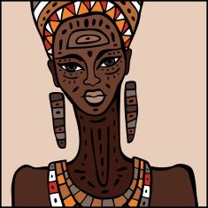 African Woman Portrait N7