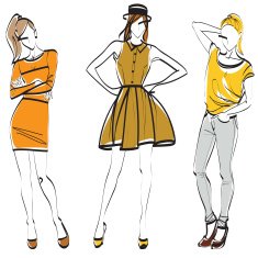 Three elegant women N30