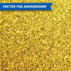 Vector gold glittering foil texture
