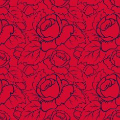 Rose seamless background N7