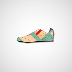 Abstract illustration on sneakers N157