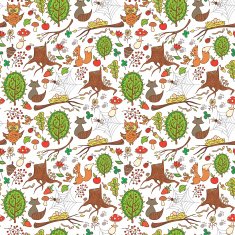 Spring forest vector background N2