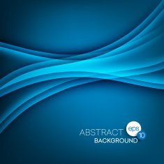 Abstract modern background with blue waves N3