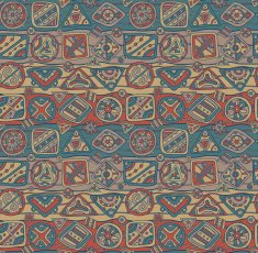 Vector seamless pattern with ethnic elements N20