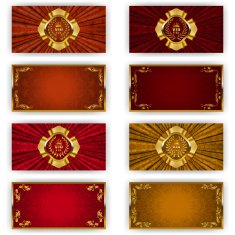 Elegant template for vip luxury invitation N19