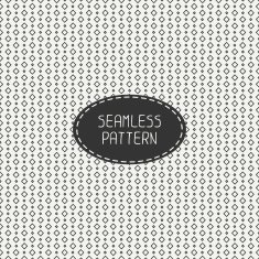Geometric line seamless pattern with rhombus square Hand drawn doodles N2