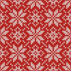 Nordic knitted seamless pattern