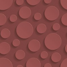 Marsala color vector seamless pattern with 3D effect N46