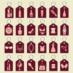 beauty and shopping women accessories collection