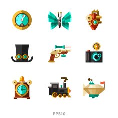 Steampunk elements free image download