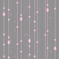 vector seamless pattern garland of beads N2
