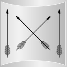 Bow Arrows Silhouette N4