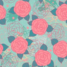 Seamless pattern with roses N30