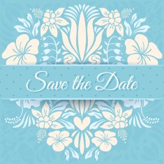 Save the date card N15