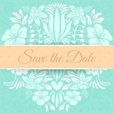 Save the date card N17