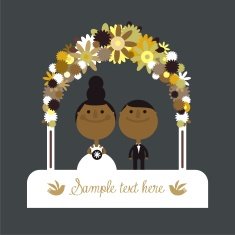 Bride and groom N13