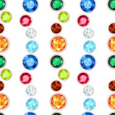 colored gemstone seamless pattern