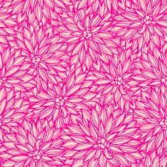 Seamless pattern with flowers Dahlia N10