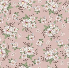 Seamless Vintage Flower Pattern N36