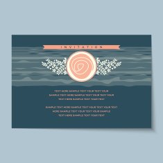 Beautiful vintage invitation cards layouts N33