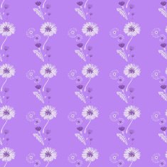Cute Pastel Dandelion Seamless Vector Pattern