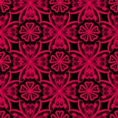 Abstract seamless fabric lace pattern