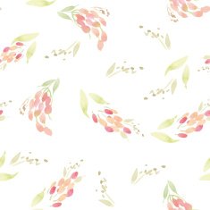 Watercolor flower pattern N147