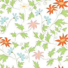 Beautiful Romantic Vector Seamless Pattern N10