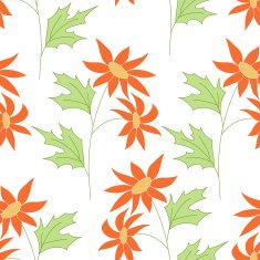Beautiful Romantic Vector Seamless Pattern N11