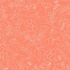 Beautiful Romantic Vector Seamless Pattern N13
