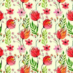 Seamless Floral Pattern N754