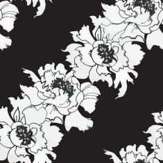 Watercolor hand drawn colorful flowers seamless pattern N5