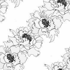 Watercolor hand drawn colorful flowers seamless pattern N6