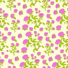 Pink Rose Flower Seamless Pattern Background