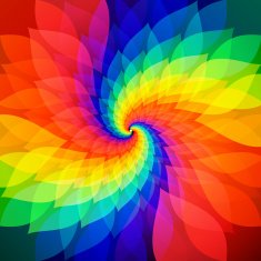 Abstract colorful background with vibrant color tones