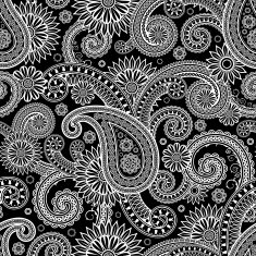 seamless pattern with paisley N4