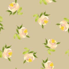 Watercolor flower pattern N153