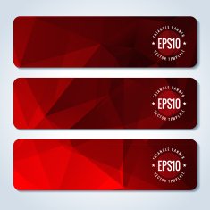 Abstract vector header banners N127