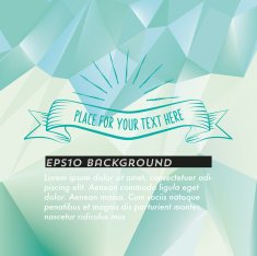 ice blue polygonal background