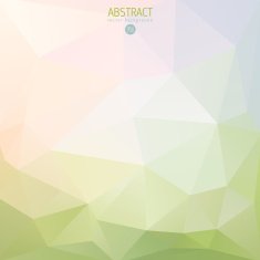 Green Mosaic triangle background N6