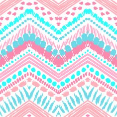 Hand drawn painted seamless pattern Vector illustration N62