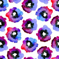 Watercolor seamless pattern N9