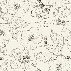 Hibiscuses background