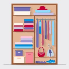 Wardrobe for cloths