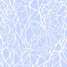 Seamless pattern with bright outline hand drawn abstract geomet