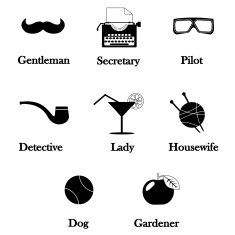 hipster detective icon vector N2