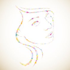 Abstract Vector Woman