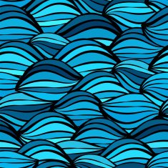 Abstract seamless background consisting of colorful geometric shapes N5