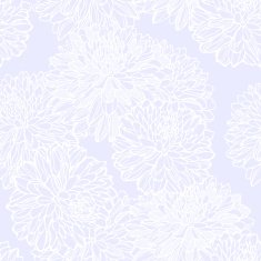 Seamless pattern with decorative flower